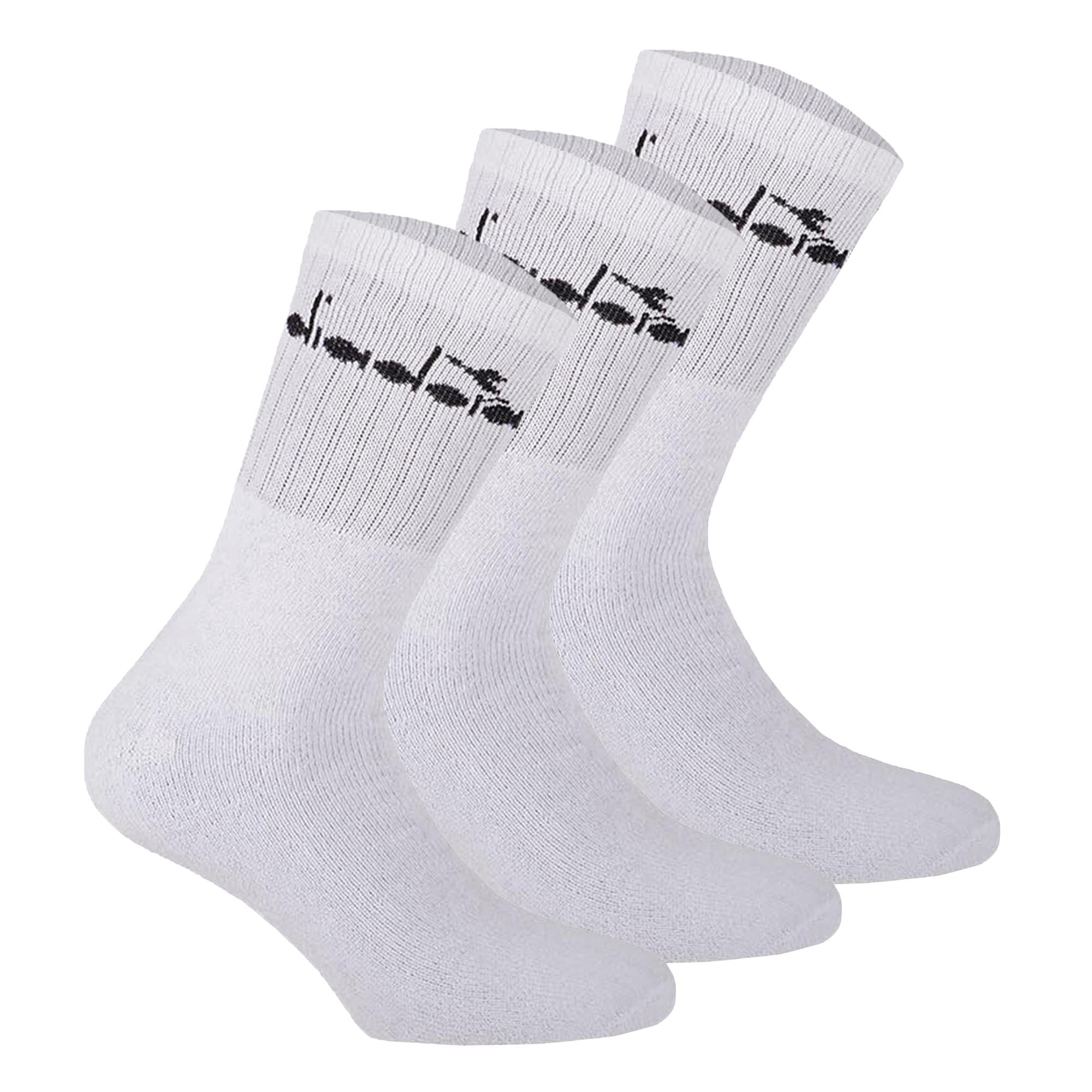 Diadora Unisex Tennissocken - 3er Pack, Logo