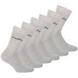 Diadora Unisex Socken, 6er Pack - Sportsocken, Baumwolle, Logo, einfarbig