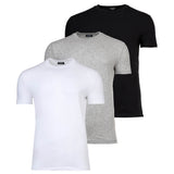 DSQUARED2 Herren T-Shirts, 3er Pack, Rundhals - TRI-PACK T-SHIRT, Cotton Stretch