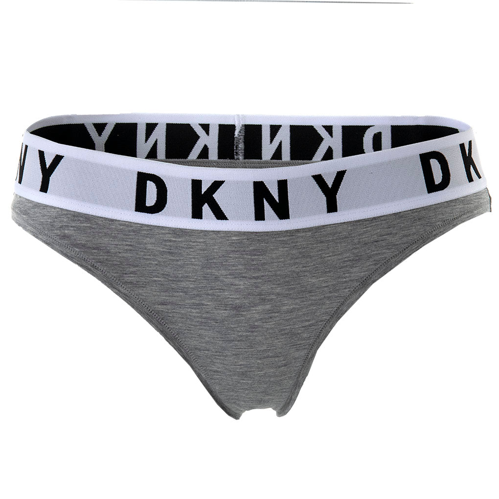 DKNY Women's Slip - Brief, Cotton Modal Stretch, Logo Waistband, uni