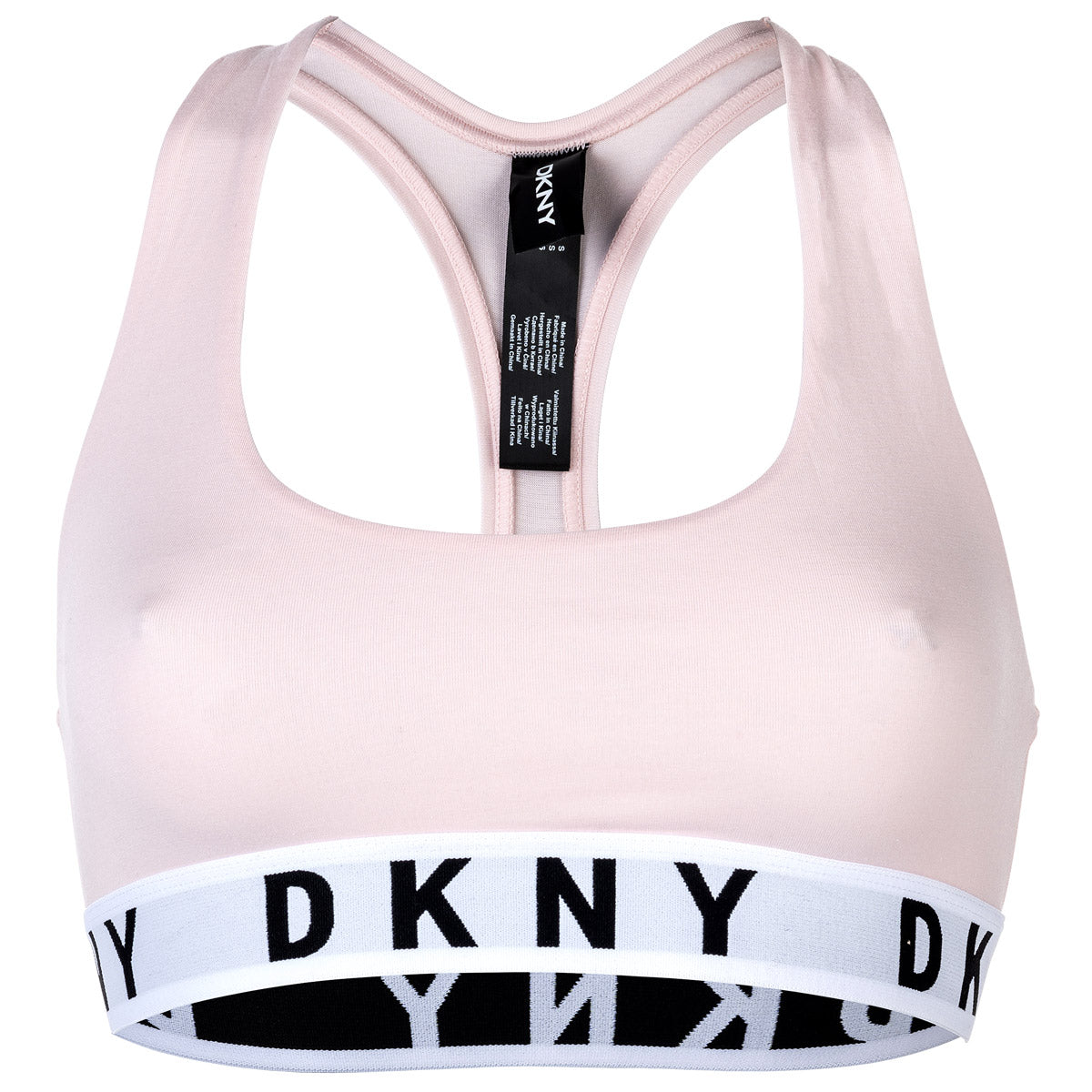DKNY Damen Bustier  - Bra, BH, Racer Back, Logo, einfarbig