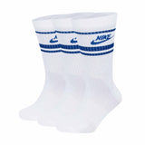 NIKE Unisex 3er Pack Sportsocken - Everyday Essential Stripe, einfarbig