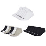 adidas Unisex Sneakersocken, 6er Pack - Thin Linear Low-Cut, dünne Socken, Logo, einfarbig