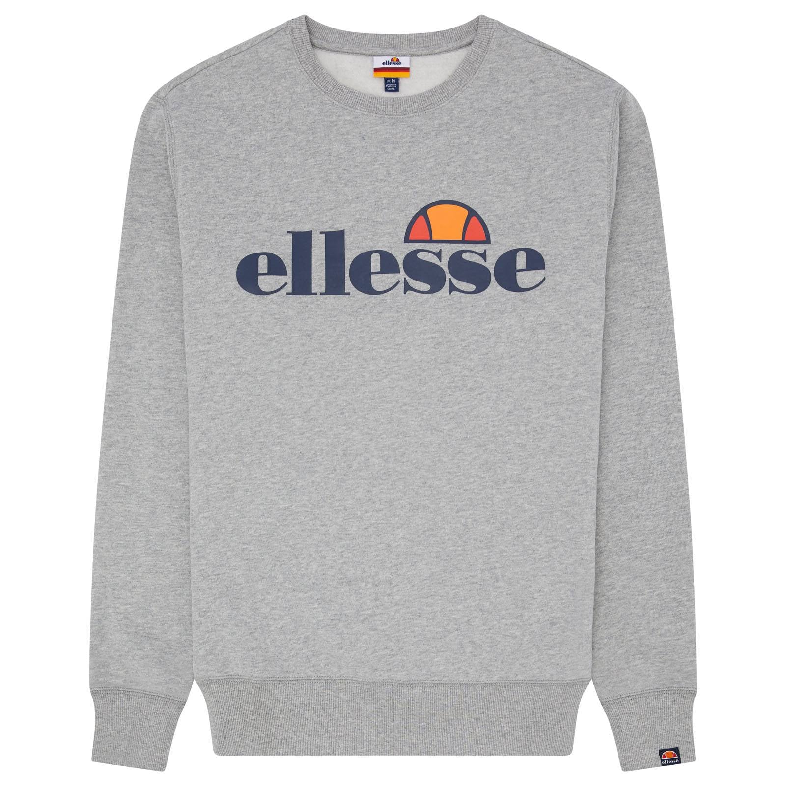ellesse Herren Sweatshirt SUCCISO - Sweater, Rundhals, Langarm, Logo-Print
