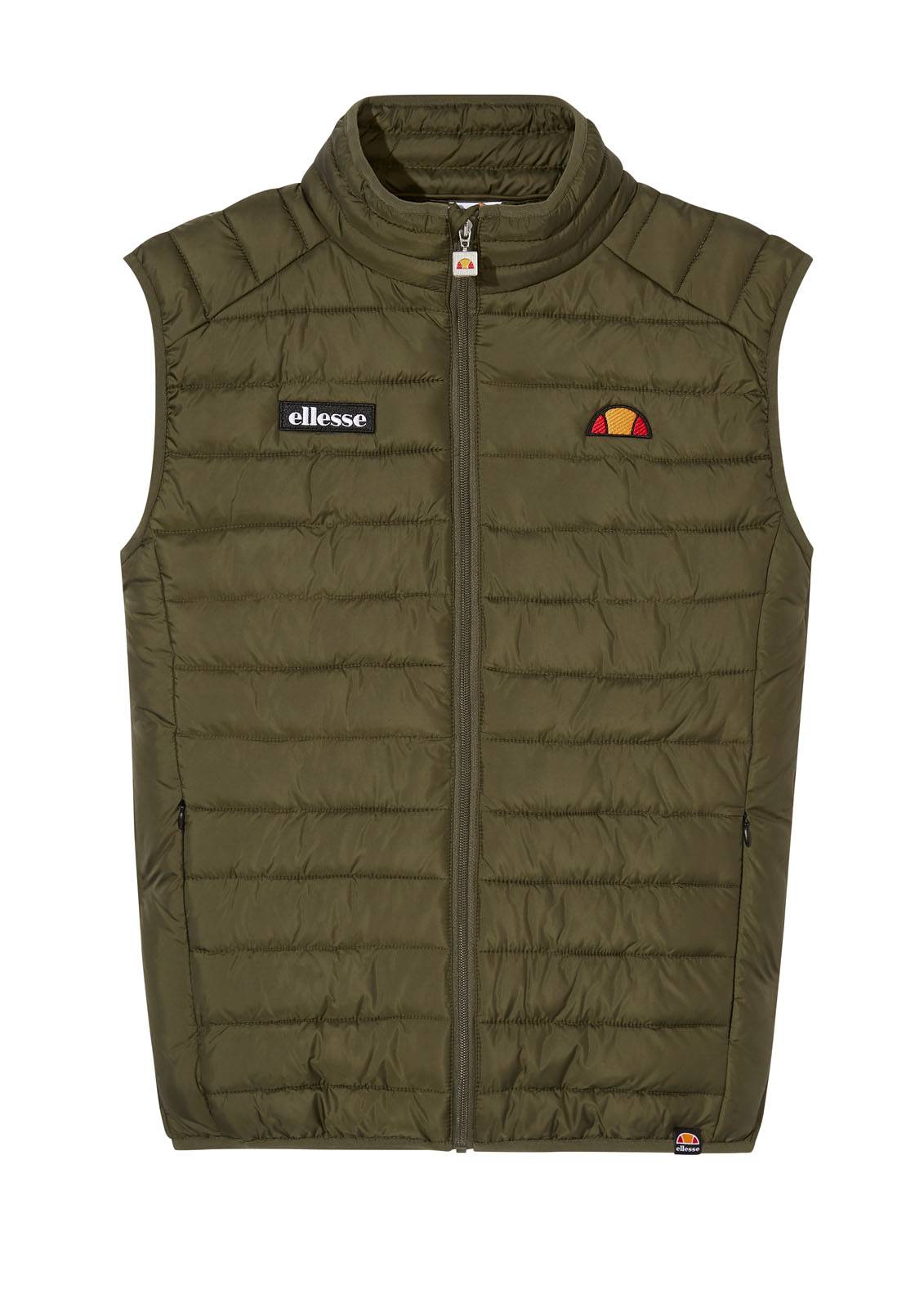 ellesse Herren Stepp-Weste BARDY - Gilet, ärmellos, Stehkragen, Reißverschluss