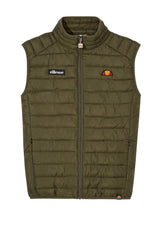 ellesse men's quilted waistcoat BARDY - Gilet, sleeveless, stand-up collar, zip fastening