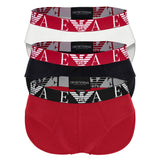 EMPORIO ARMANI Men's Briefs 3 Pack - BOLD MONOGRAM, Briefs, Stretch Cotton