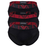 EMPORIO ARMANI Men's Briefs 3 Pack - BOLD MONOGRAM, Briefs, Stretch Cotton