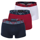 EMPORIO ARMANI men's trunks, 3-pack - BOLD MONOGRAM, shorts, stretch cotton