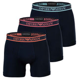 EMPORIO ARMANI men's boxer shorts, 3-pack - CORE LOGOBAND, boxer, stretch cotton