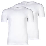 EMPORIO ARMANI Men’s T-Shirts, 2-Pack - PURE COTTON, V-Neck, Regular Fit, Cotton