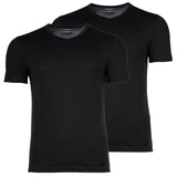 EMPORIO ARMANI Men’s T-Shirts, 2-Pack - PURE COTTON, V-Neck, Regular Fit, Cotton