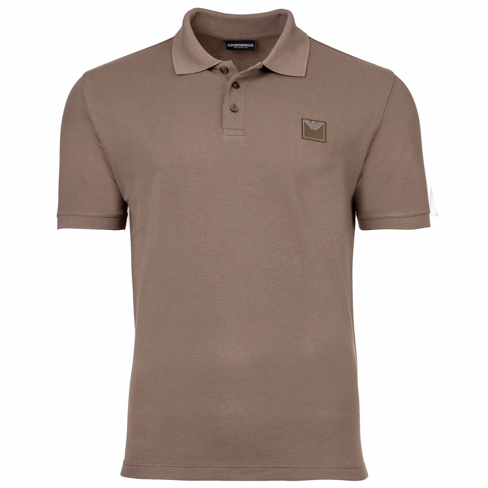 EMPORIO ARMANI Herren Poloshirt - ESSENTIAL, Pique, Regular Fit, Cotton, uni
