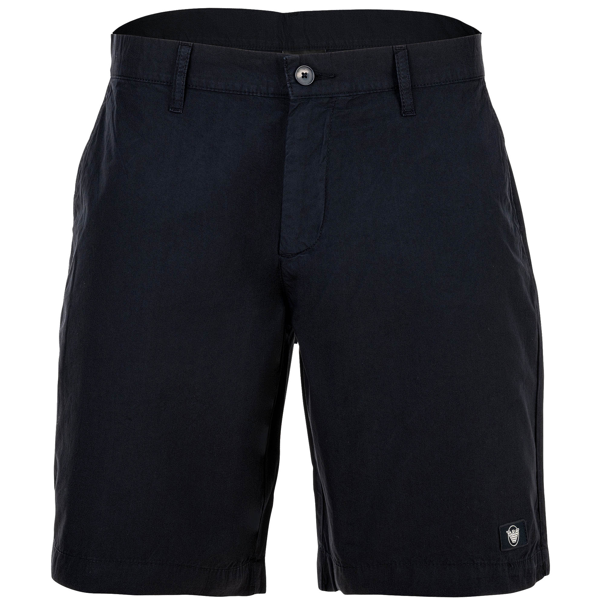 EMPORIO ARMANI Herren Bermudashorts - SATIN LABEL, Bermuda, Baumwollgewebe