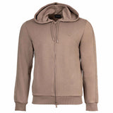EMPORIO ARMANI Men's hooded sweat jacket - BASIC TERRY, Cotton blend