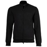 EMPORIO ARMANI Herren Sweatjacke mit Stehkragen - BASIC TERRY, Zipper, Cotton-Mix