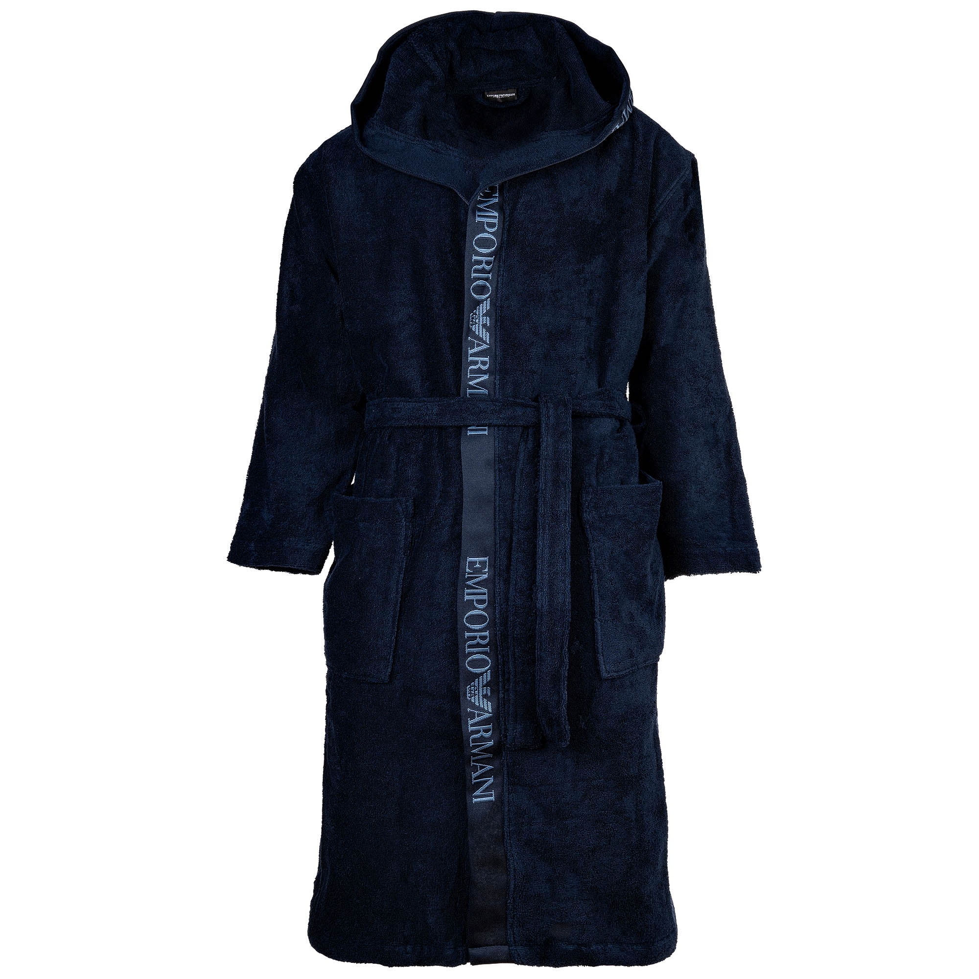 EMPORIO ARMANI Men's bathrobe - SPONGE, Bathrobe, Logo, Towelling, Cotton