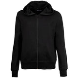 EMPORIO ARMANI women's hooded sweat jacket - ICONIC TERRY, Hooded Full Zip Sweatshirt, cotton blend