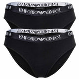 EMPORIO ARMANI Women's Briefs, 2-Pack - ESSENTIAL COTTON, Briefs, Cotton Stretch