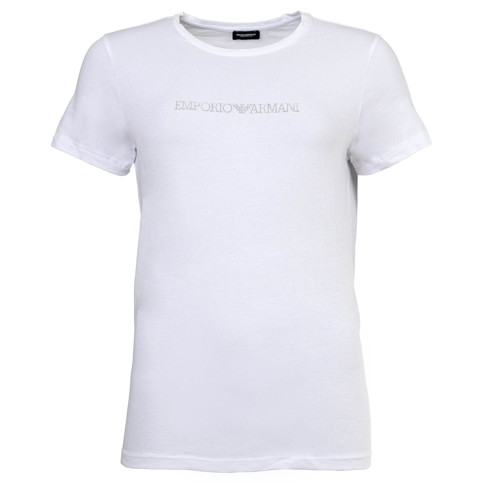 EMPORIO ARMANI Women's T-shirt, round neck - ESSENTIAL COTTON, regular fit, logo
