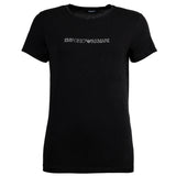 EMPORIO ARMANI Women's T-shirt, round neck - ESSENTIAL COTTON, regular fit, logo