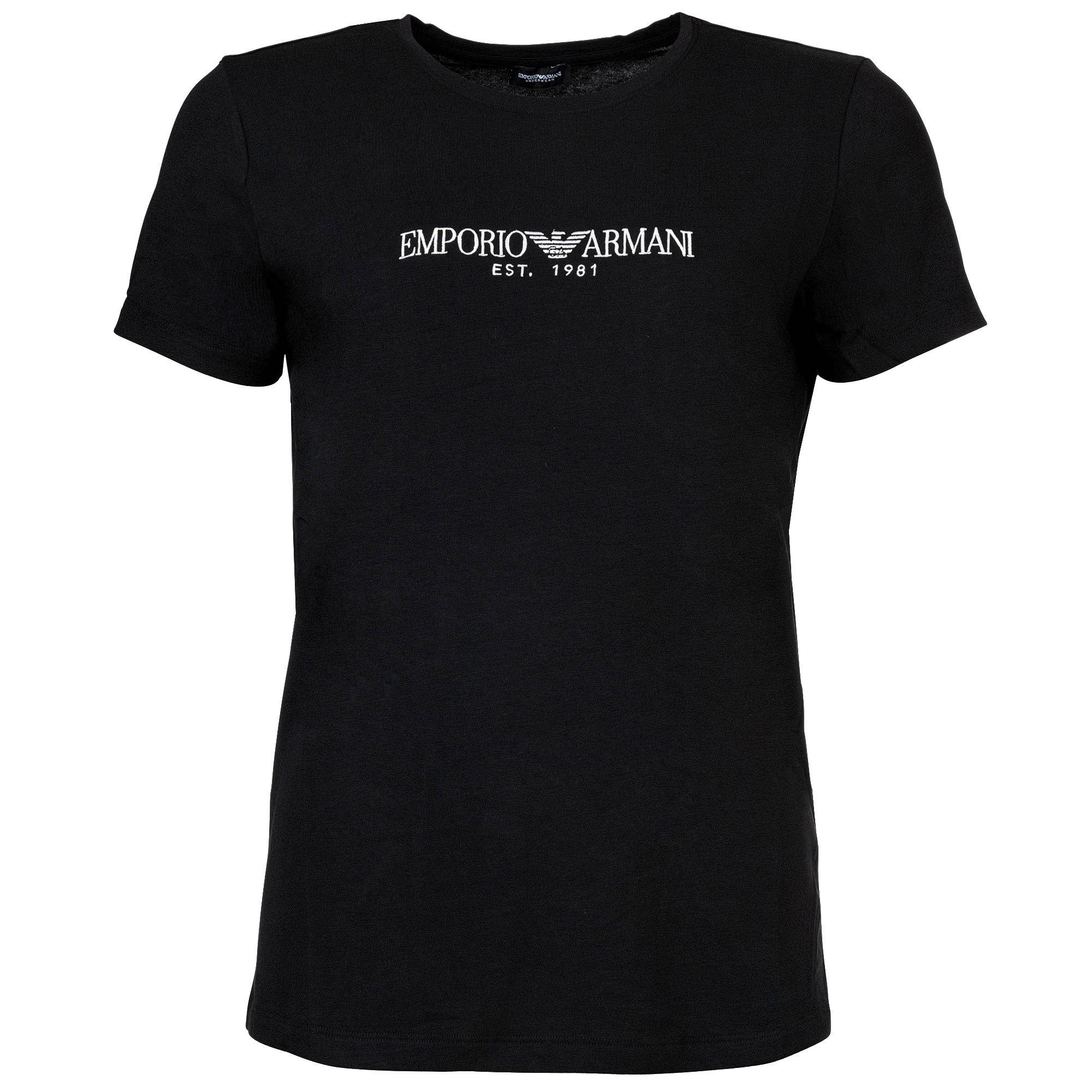 EMPORIO ARMANI Damen T-Shirt - EVERYDAY COTTON, Rundhals, Regular Fit, Logo