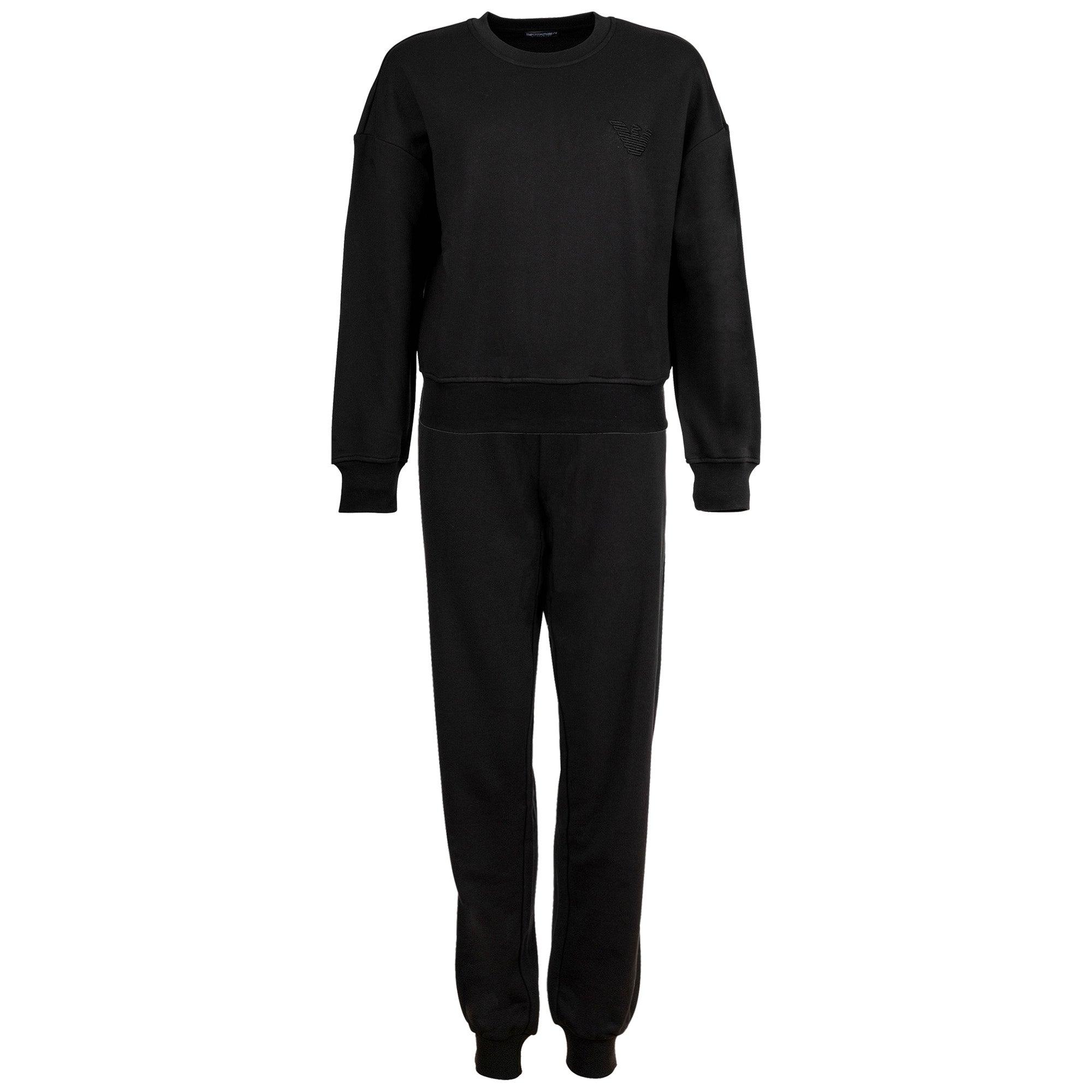 EMPORIO ARMANI Damen Hausanzug - ICONIC TERRY, Tracksuit, Loungewear, Baumwoll-Mix