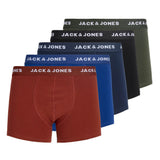 Jack & Jones Men's Boxer Shorts, 5-Pack - JACHUEY TRUNKS, Cotton Stretch
