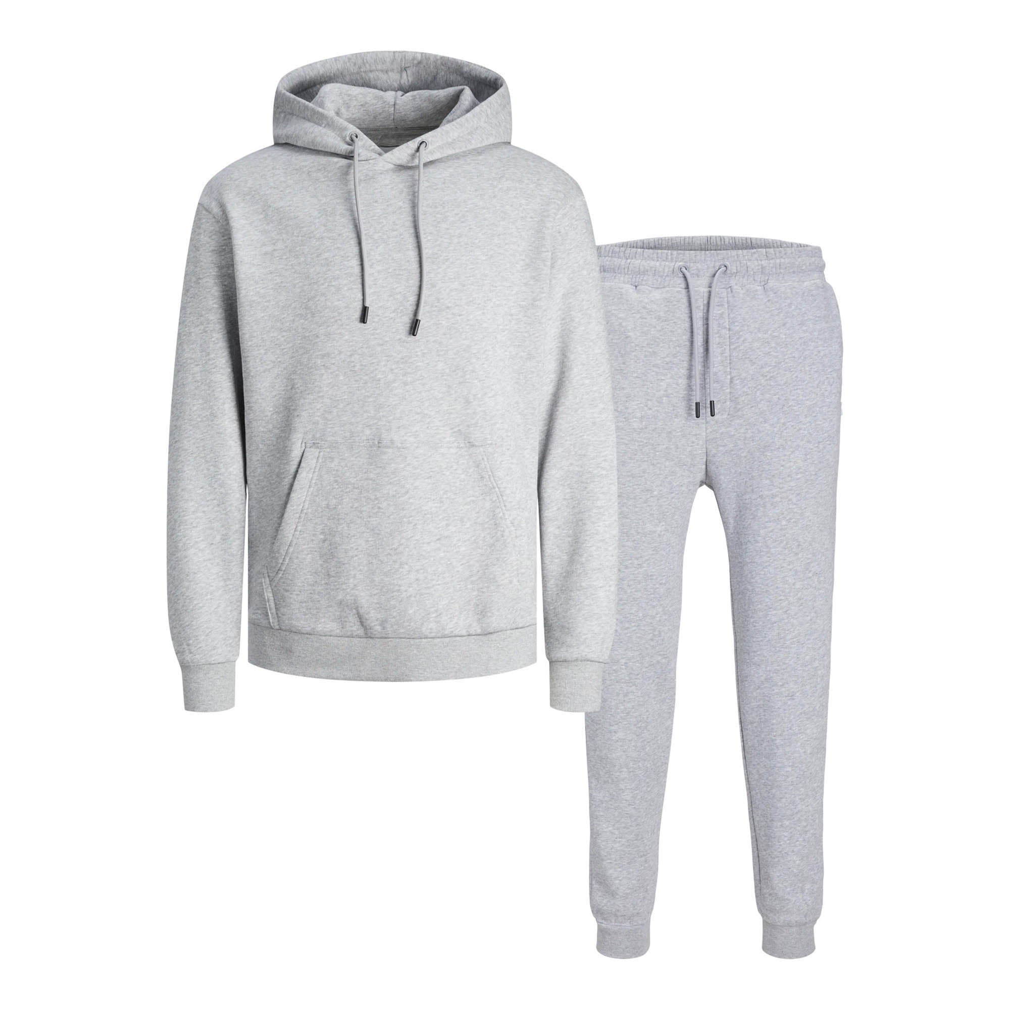 JACK&JONES Herren Jogginganzug - JJEBRDLEY SWEAT HOOD SET, 2-teilig, Jogginghose und Sweatshirt mit Kapuze