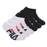 FILA Kinder Socken, 6er Pack - Invisible Sneakers, Logo, einfarbig