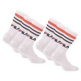 FILA Unisex Socken 6 Paar - Street, Sport, Lifestyle, Socks Set, Stripes, 35-46