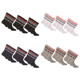 FILA Unisex Socken 9 Paar - Street, Sport, Lifestyle, Socks Set, Stripes, 35-46