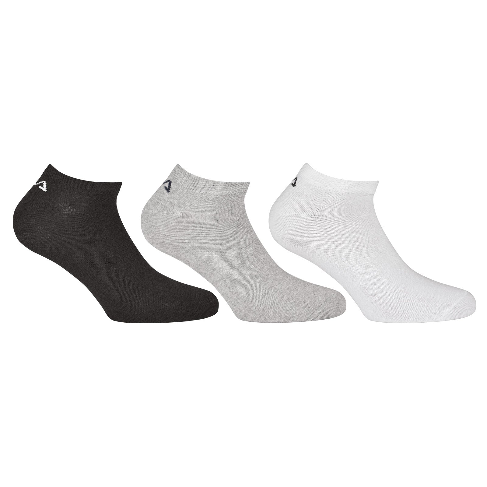 FILA Invisible Sneakers Socks unisex, 3 pairs - short socks, logo cuff, uni, 35-46
