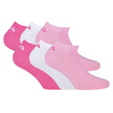 FILA Invisible Sneakers Socken Unisex, 6 Paar - Kurzsocken, Logobund (2x 3-Pack)