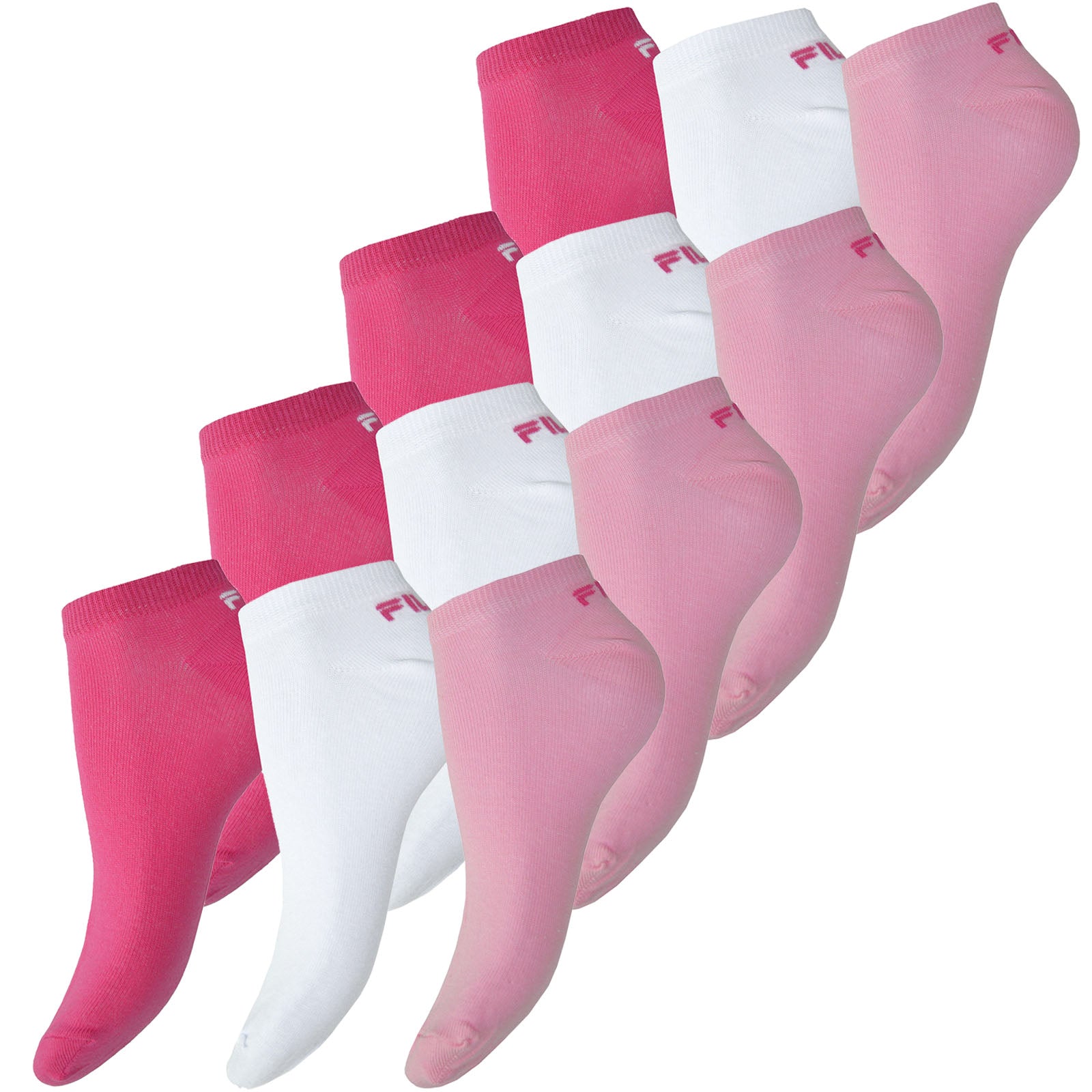 Fila 12 pairs of socks, Invisible Sneakers Unisex, one color, 35-46 (4x 3-pack)