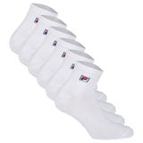FILA Quarter Socken Unisex, 6 Paar - Kurzsocken, Sport, Logo-Bund, uni, 35-46