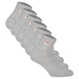 FILA Quarter Socken Unisex, 6 Paar - Kurzsocken, Sport, Logo-Bund, uni, 35-46