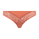 FEMILET ladies' briefs - Floral Touch, floral lace, opaque mesh material