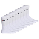 FILA Unisex Socken, 9er Pack - Tennissocken, Crew Socks, Logo