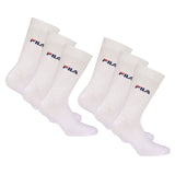 FILA Unisex Socken, 6 Paar - Strümpfe, Street, Sport, Socks Set, Logo (2x 3er Pack)