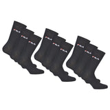 FILA Unisex Socken, 9 Paar - Strümpfe, Street, Sport, Socks Set, Logo (3x 3er Pack)