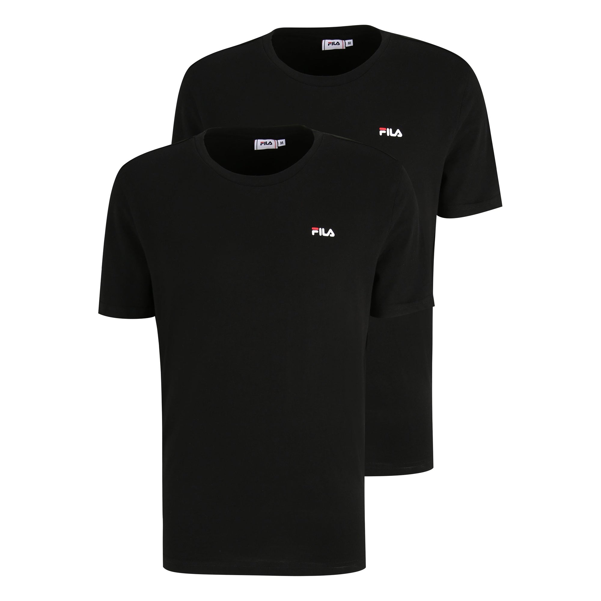 FILA Herren T-Shirt, Multipack - BROD Tee, Rundhals, Kurzarm, Logo