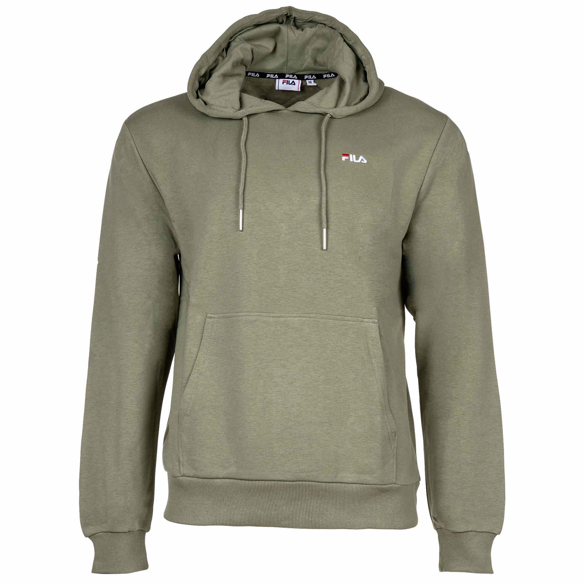 FILA Herren Hoodie - BENGEL, Kapuze, Langarm, Logo, einfarbig