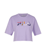 FILA Damen T-Shirt BOITUVA - Cropped Tee, Crewneck, Rundhals, Kurzarm, Logo