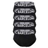 FC Barcelona Men’s Briefs, 5-Pack – Briefs, Cotton Blend, Logo Waistband, Solid Color