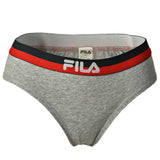 FILA Women's String - Regular Waist, Logo Waistband, Cotton Stretch, plain, XS-XL