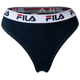 FILA Ladies String - Regular Waist, wide Logo Waistband, Cotton, unicoloured