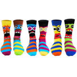 United Oddsocks Herren Socken, 6 Socken Pack - Strumpf, Mottomotive