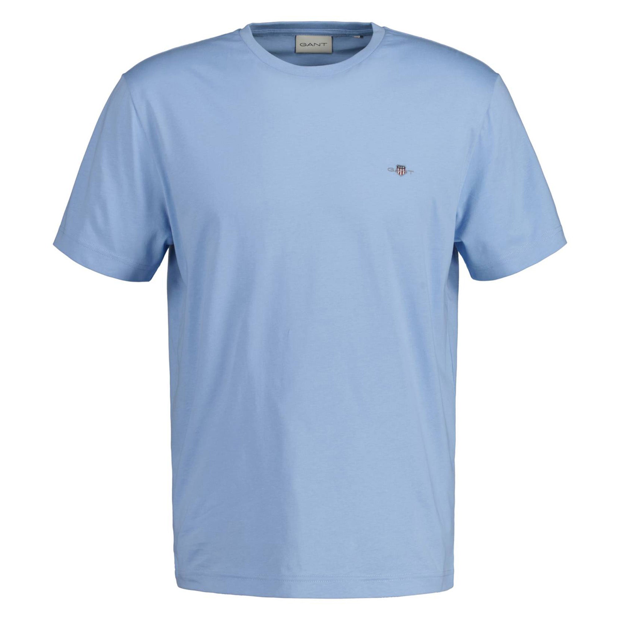 GANT Herren T-Shirt - REGULAR SHIELD, Rundhals, kurzarm, Baumwolle, Stickerei