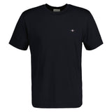 GANT Men's T-shirt - REGULAR SHIELD, round neck, short sleeve, cotton, embroidery